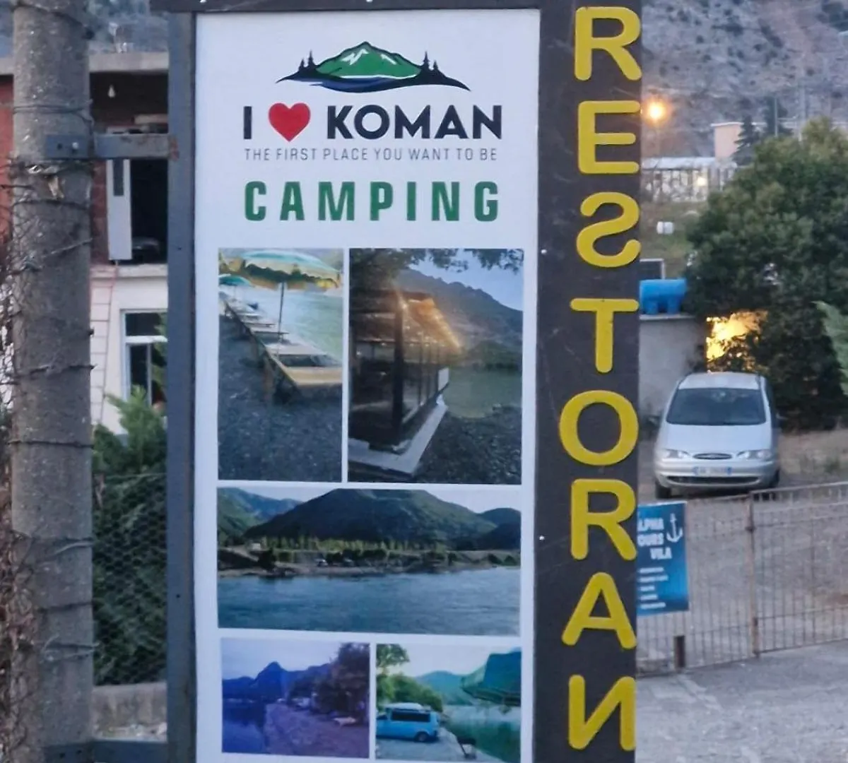 I Love Koman Camping Shkodër